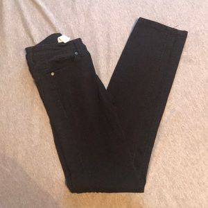 Black denim jeans